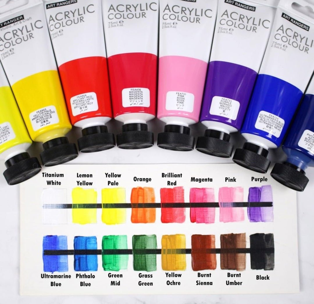 Acrylic colour 75 ml - art rangers - Isarttools
