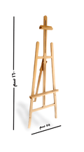 Wooden easel without additional - إستاند خشب بدون إضافات - Isarttools